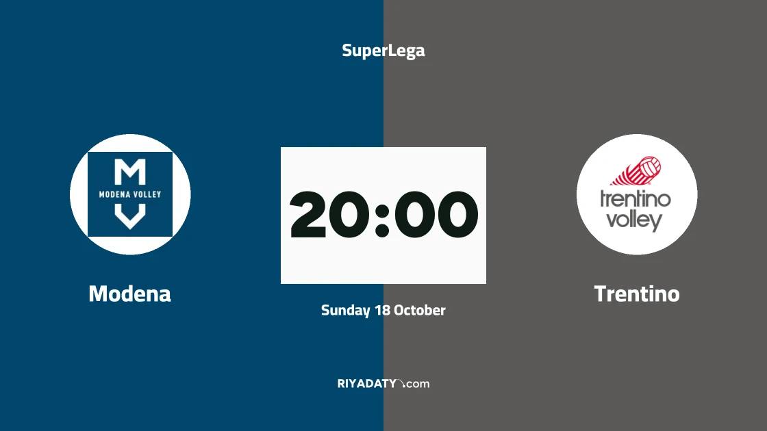 Modena host Trentino in SuperLega volleyball opener