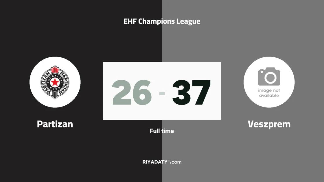 Veszprem crush Partizan 37-26 in Round 3 of EHF Champions League