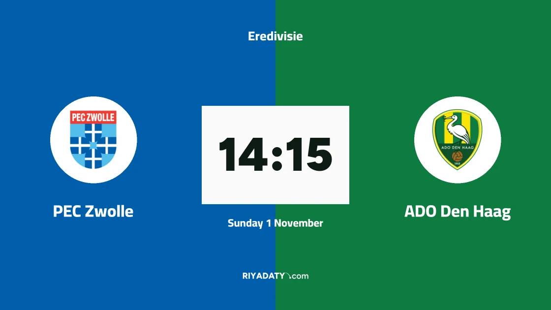 PEC Zwolle host ADO Den Haag in Eredivisie round 11