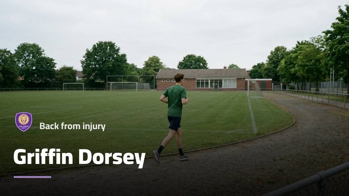 Griffin Dorsey returns to Orlando City squad after recovering from back injury