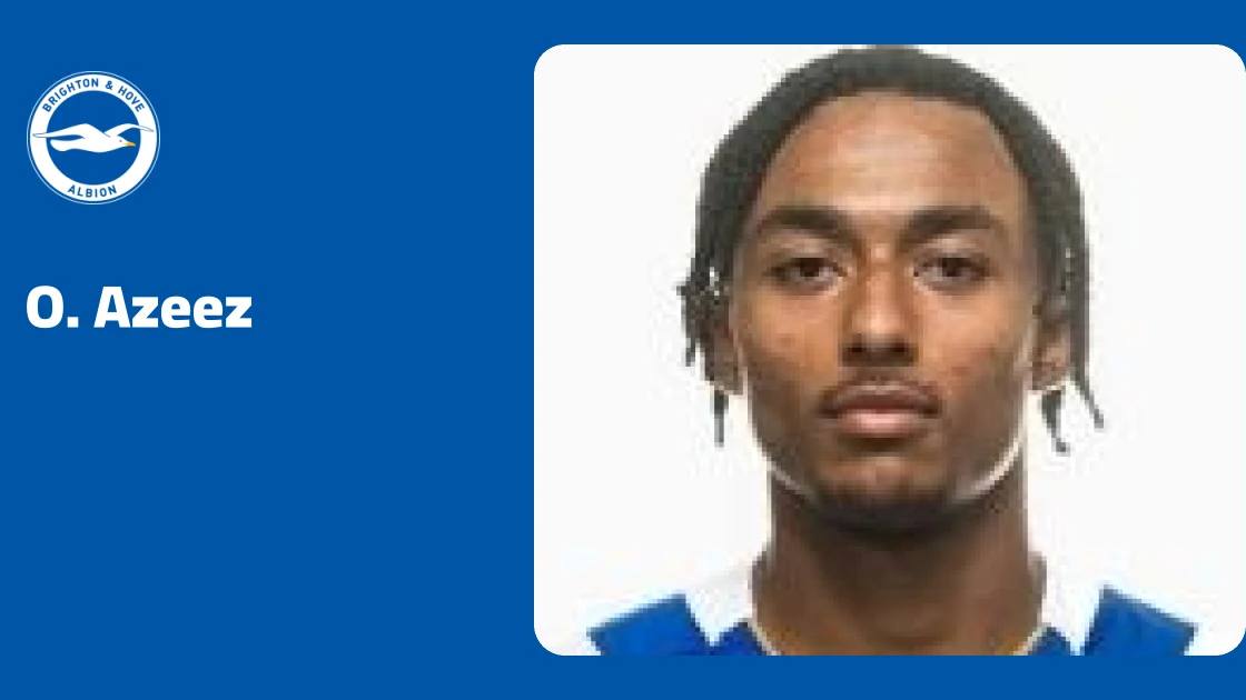 O. Azeez returns to Brighton squad after recovering from abdominal muscle injury