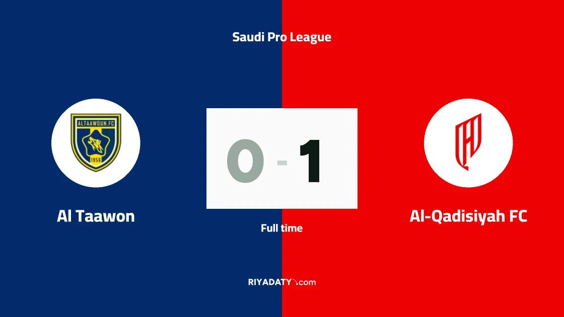Al-Qadisiyah FC extend unbeaten run to 8 matches with win over Al Taawon