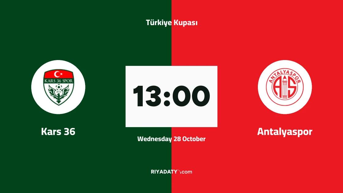 Kars 36 face Antalyaspor in the third round of the Türkiye Kupası
