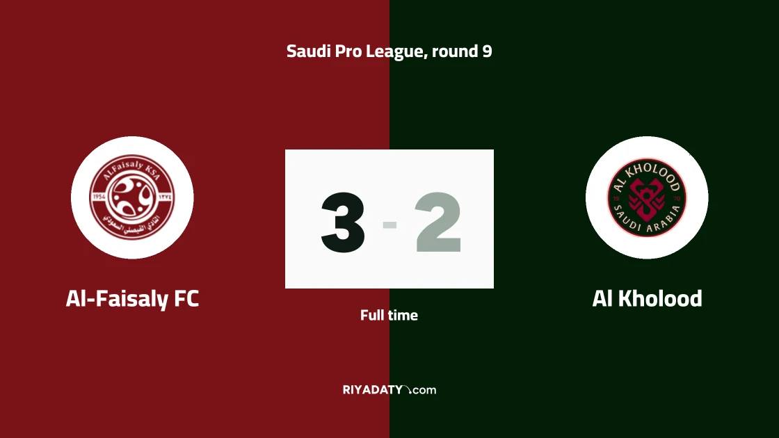 Alexandre Mendy leads Al-Faisaly to 3-2 win over Al Kholood with a hat-trick in the Saudi League