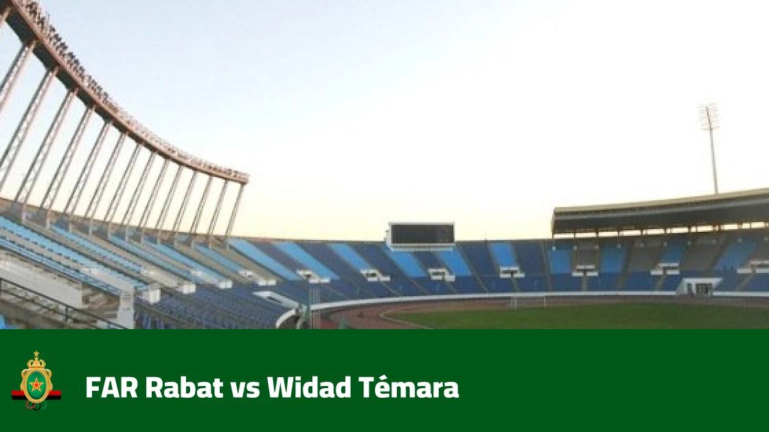 FAR Rabat to host Widad Témara in matchday three of Botola Pro