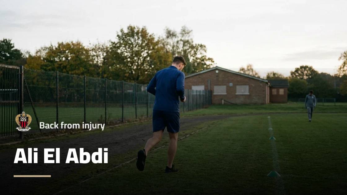 Ali El Abdi returns to Nice squad after recovering from muscle injury