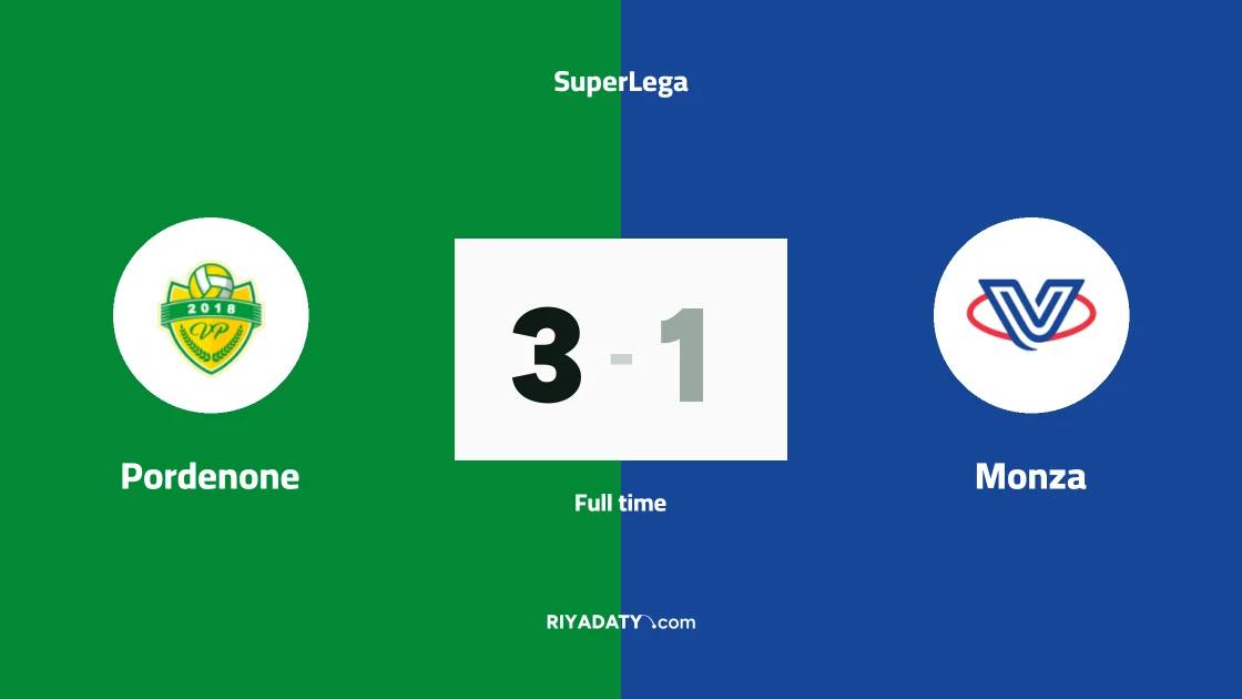 Pordenone beat Monza 3-1 in matchday one of the Volleyball SuperLega
