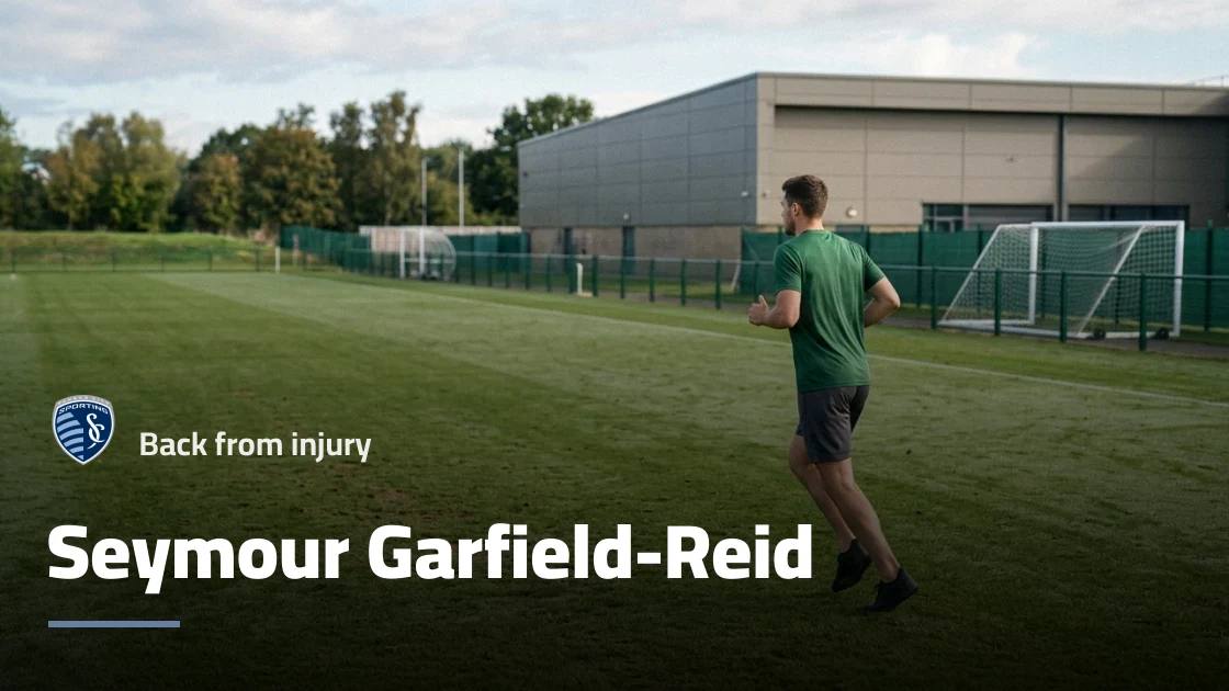Seymour Garfield-Reid returns to training after recovering from hamstring injury