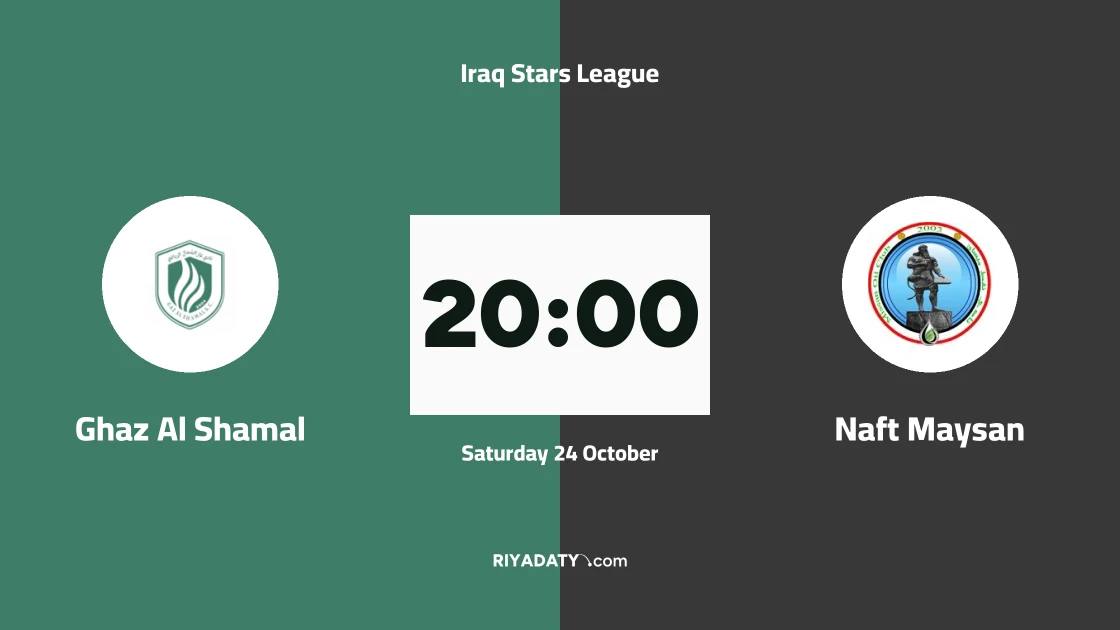 Ghaz Al Shamal host Naft Maysan in Matchday 11 of Iraq Stars League