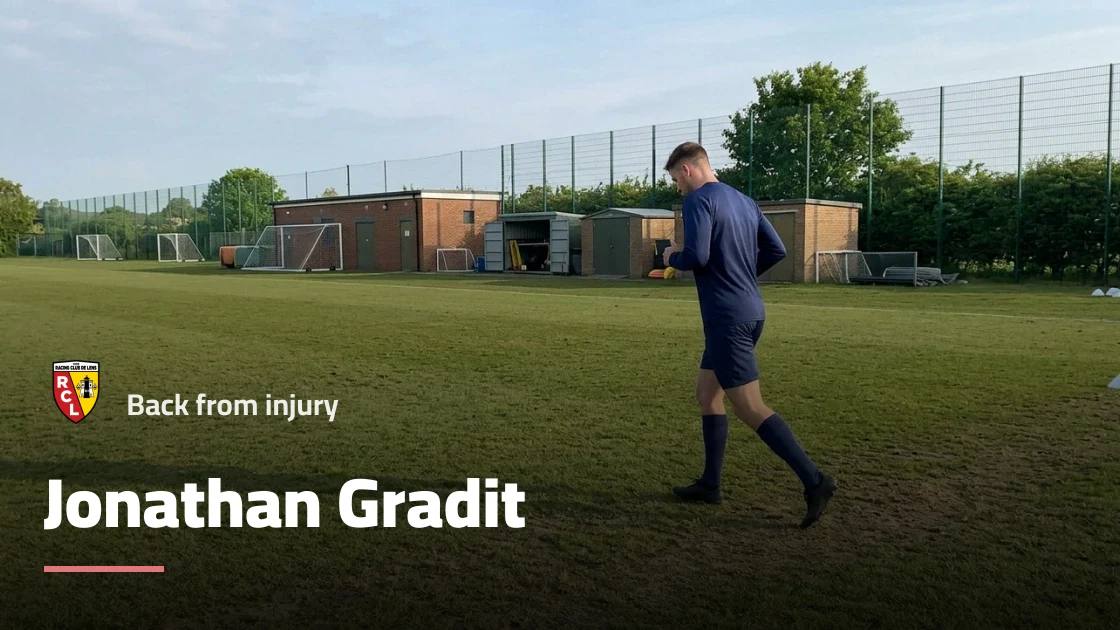 Gradit returns to Lens squad after recovering from muscle injury