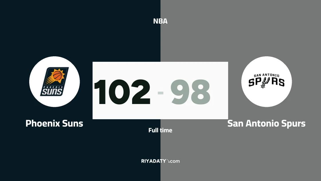 Phoenix Suns beat San Antonio Spurs 102-98 in the NBA