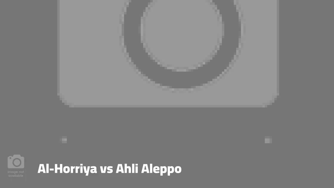 Al-Horriya host Ahli Aleppo in matchday one of the Syrian Premier League