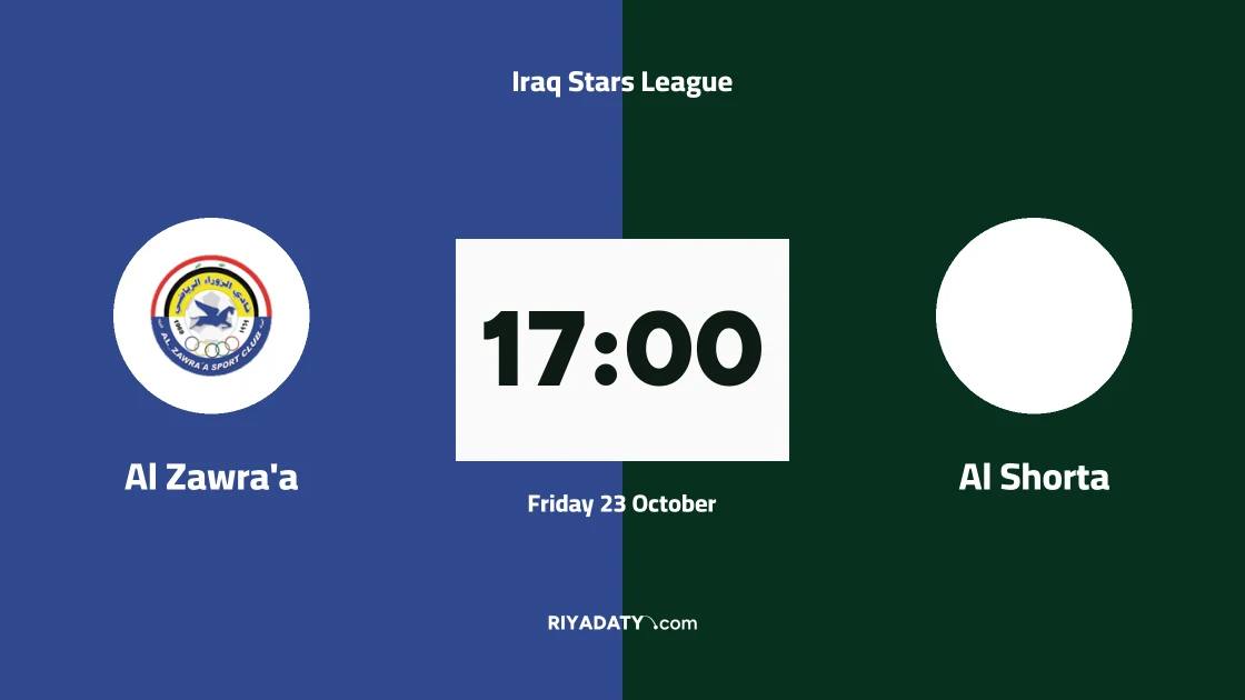 Al Zawra'a host Al Shorta in matchday 11 of the Iraq Stars League