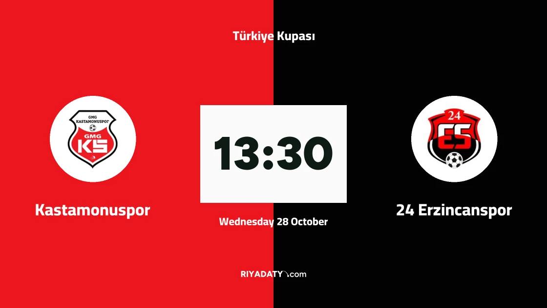 Kastamonuspor host 24 Erzincanspor in third round of Türkiye Kupası