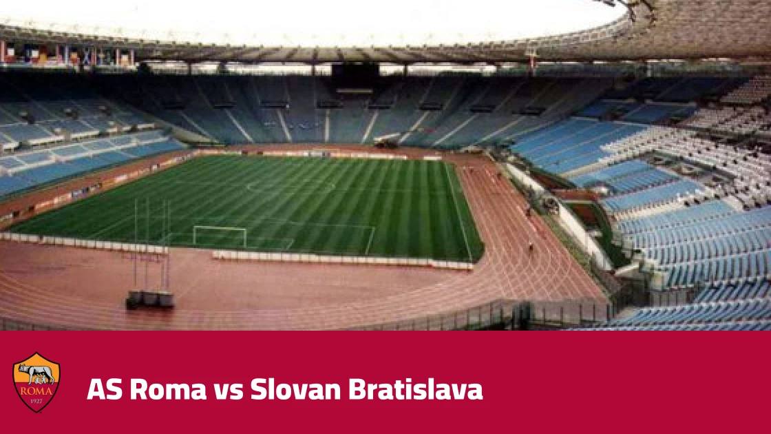 Roma host Slovan Bratislava in matchday three of the Champions League league phase