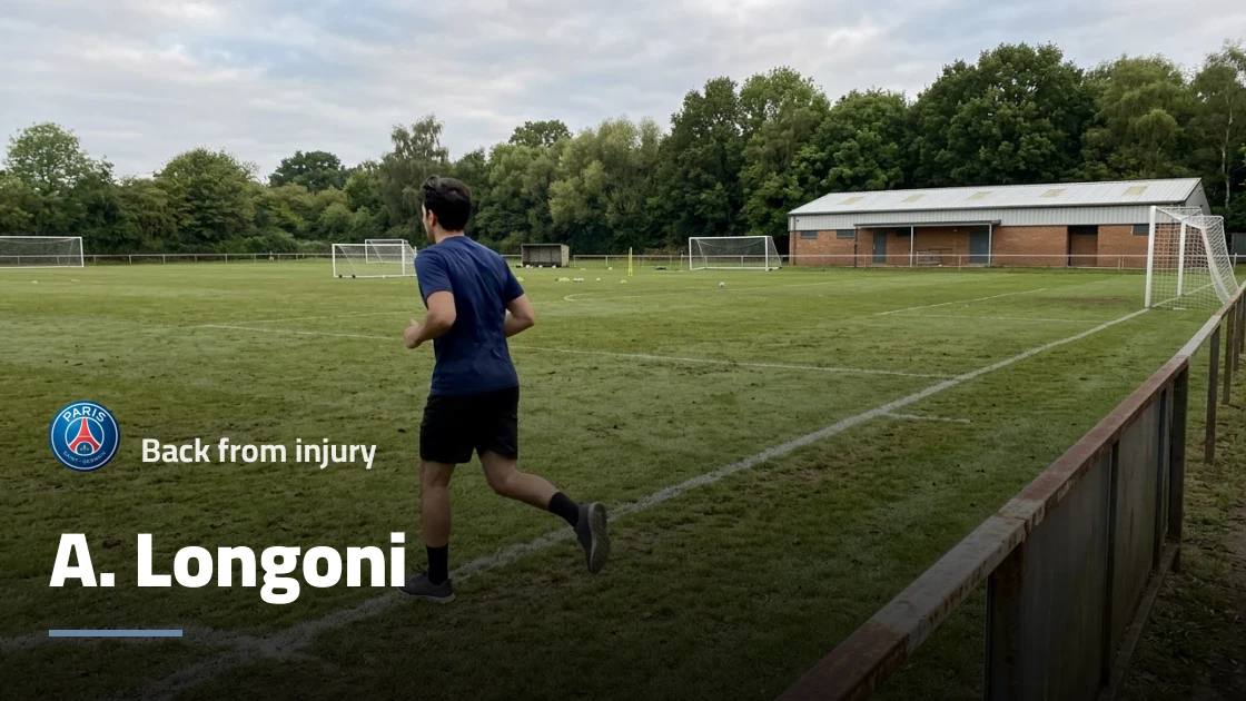 Longoni returns to training with Paris Saint Germain after injury