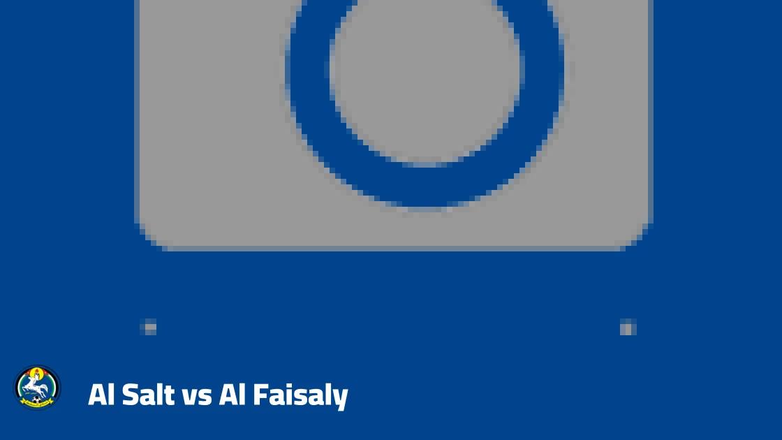 Al Salt host Al Faisaly in Round 4 of the Jordanian Pro League