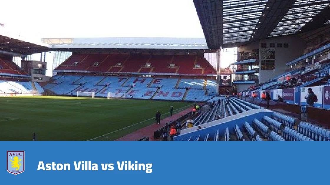 Aston Villa host Viking in Matchday 3 of the Champions League