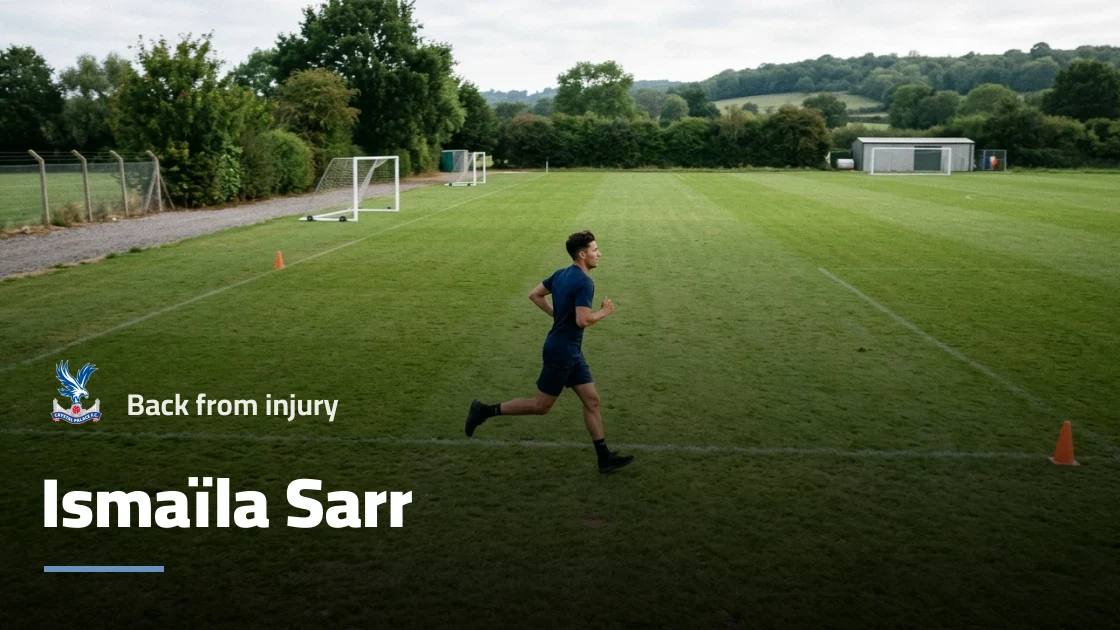 Ismaïla Sarr returns to fitness with Crystal Palace after thigh injury