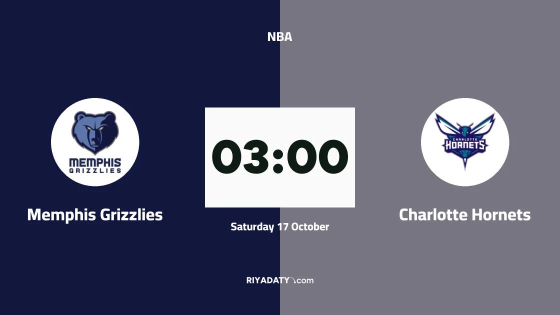 Memphis Grizzlies host Charlotte Hornets in NBA