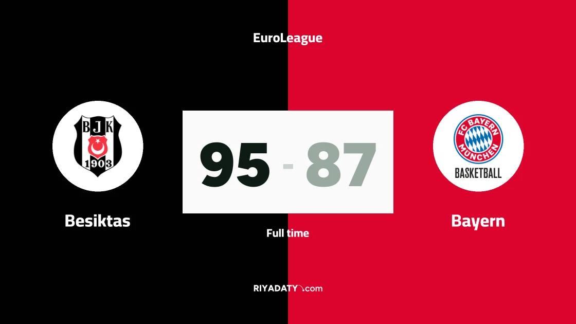Besiktas beat Bayern 95-87 in EuroLeague basketball