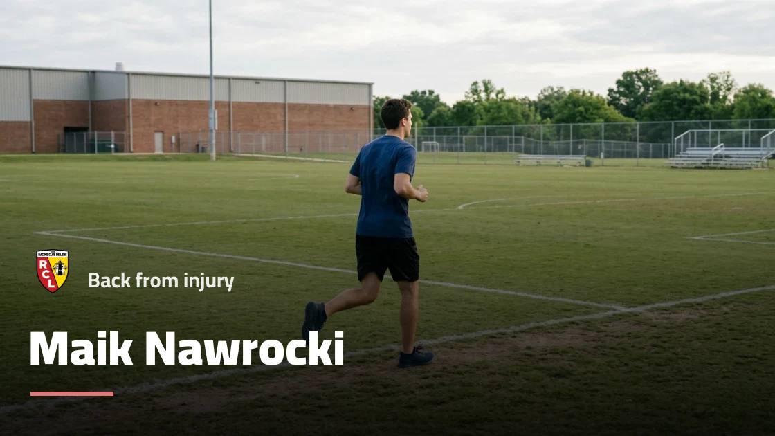 Nawrocki returns to fitness after recovering from knee injury ahead of Lille clash