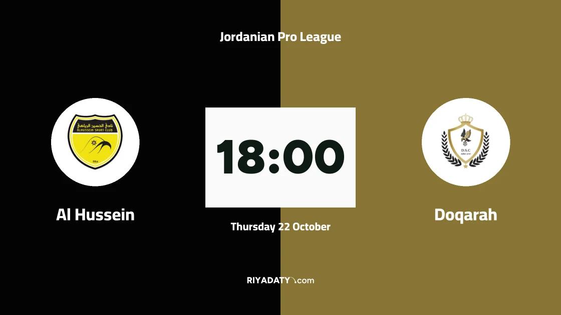 Al Hussein host Doqarah in Round 6 of the Jordanian Pro League