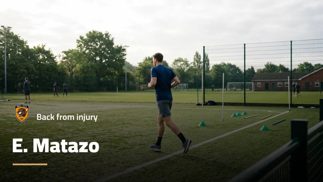 Matazo returns to Hull City squad after knee injury absence