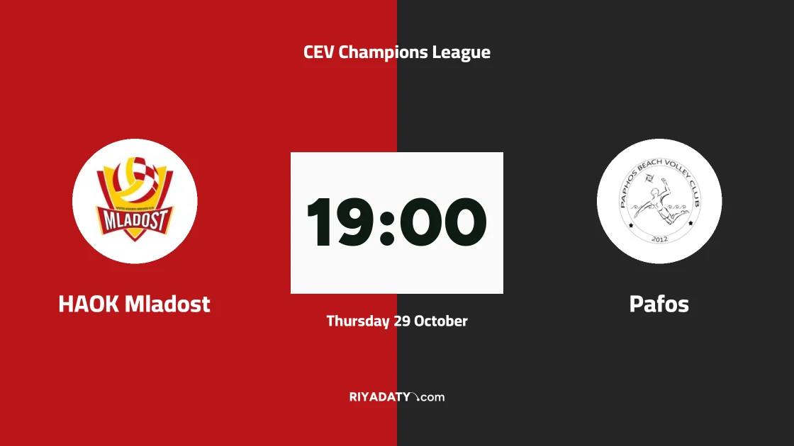 HAOK Mladost host Pafos in CEV Champions League quarter-final second leg