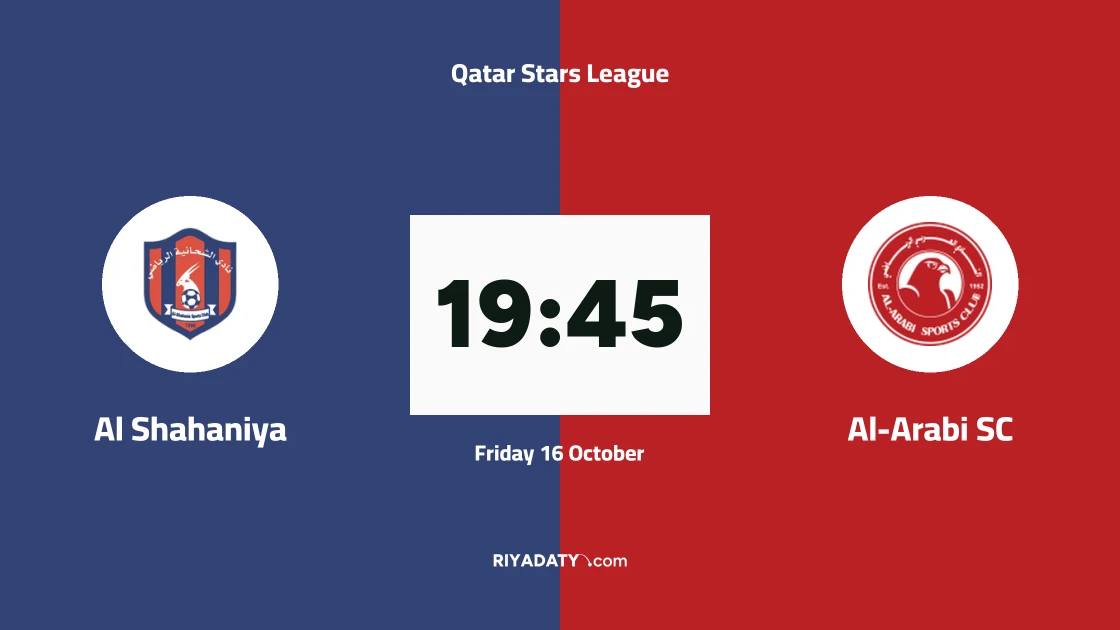 Al Shahaniya host Al-Arabi SC in Matchday 6 of Qatar Stars League