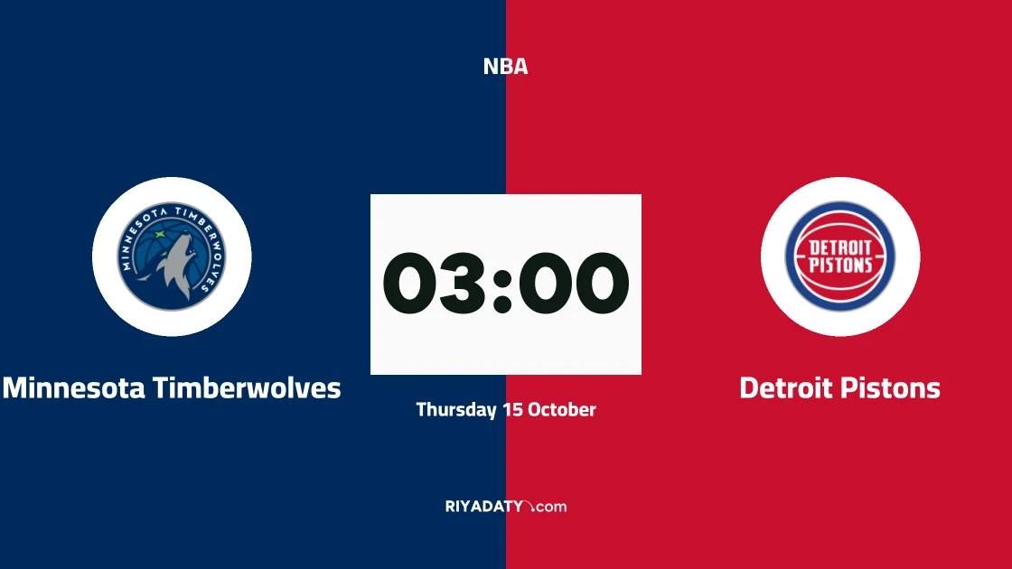 Minnesota Timberwolves host Detroit Pistons in NBA