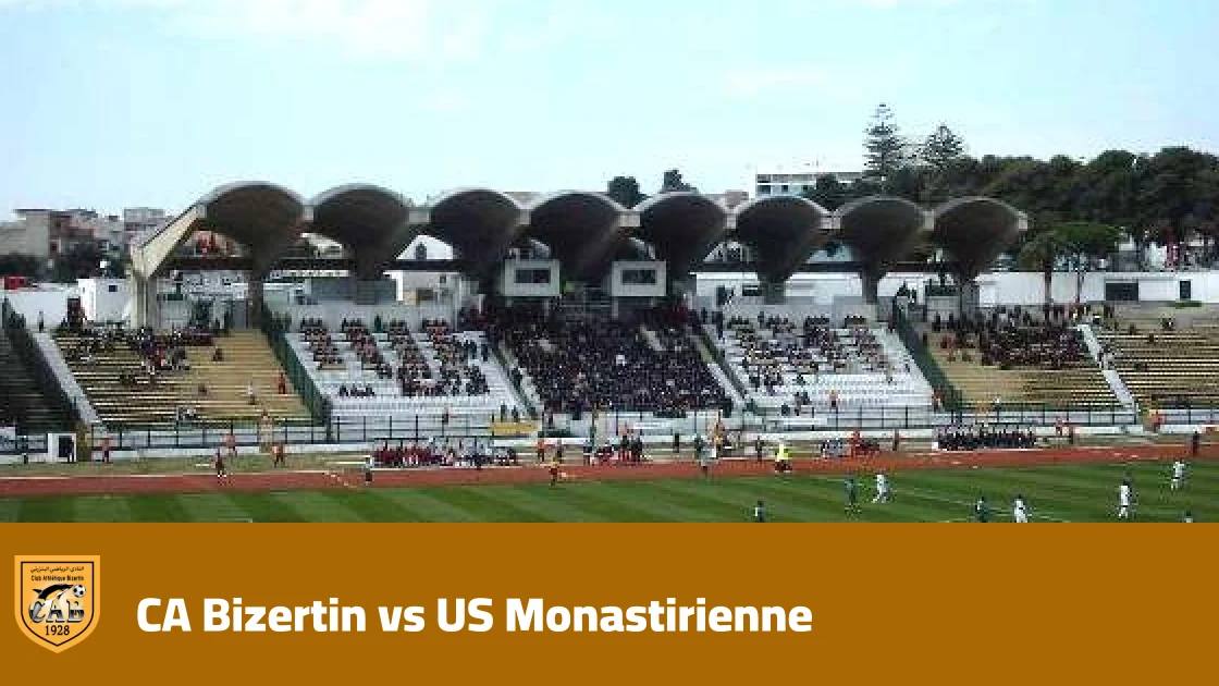 Goalless draw between CA Bizertin and US Monastirienne in Tunisian Ligue 1