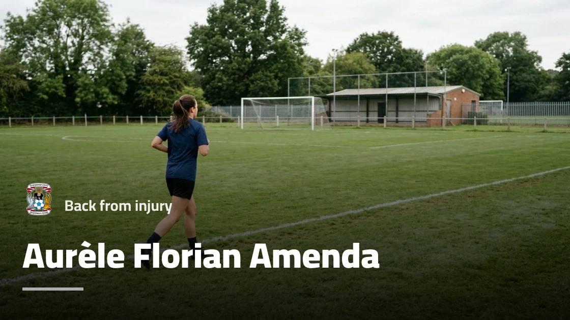 Amenda returns to Coventry squad after recovering from hamstring injury