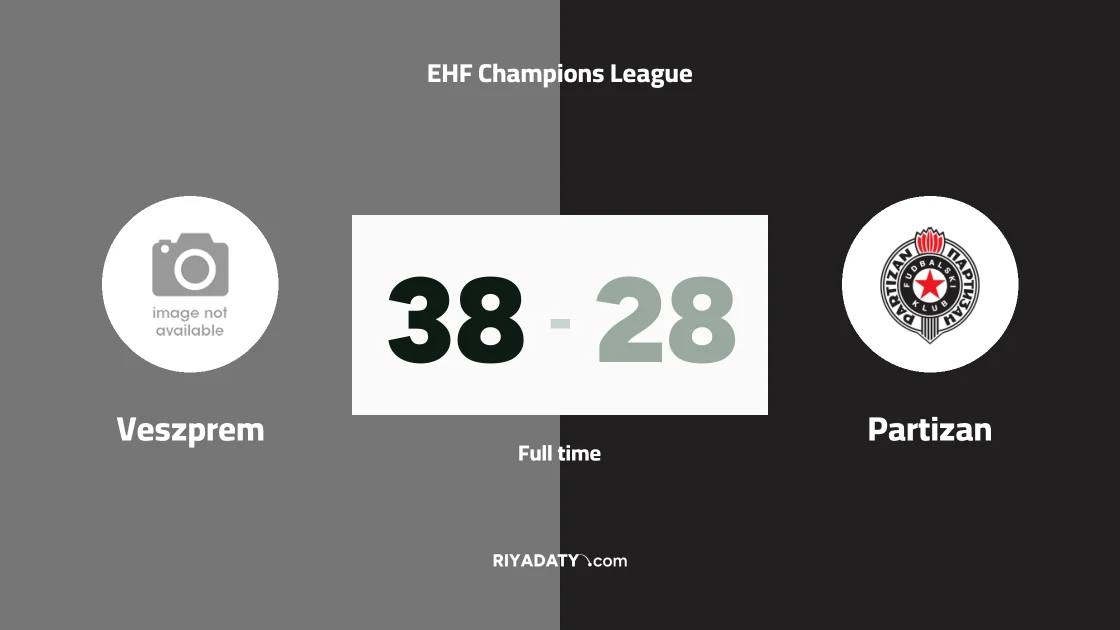 Veszprem secure fourth consecutive win in EHF Champions League handball by beating Partizan