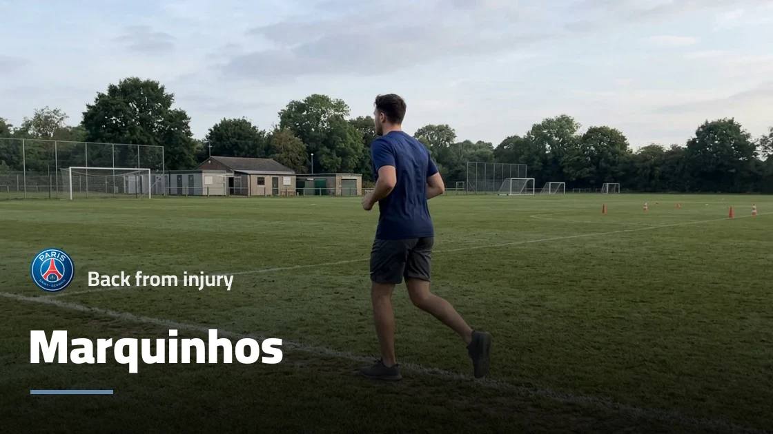 Marquinhos recovers from thigh injury and returns to Paris Saint Germain squad