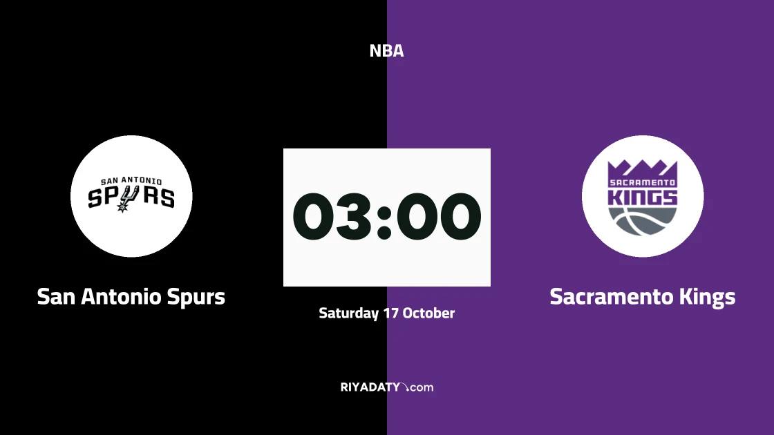 San Antonio Spurs host Sacramento Kings in NBA