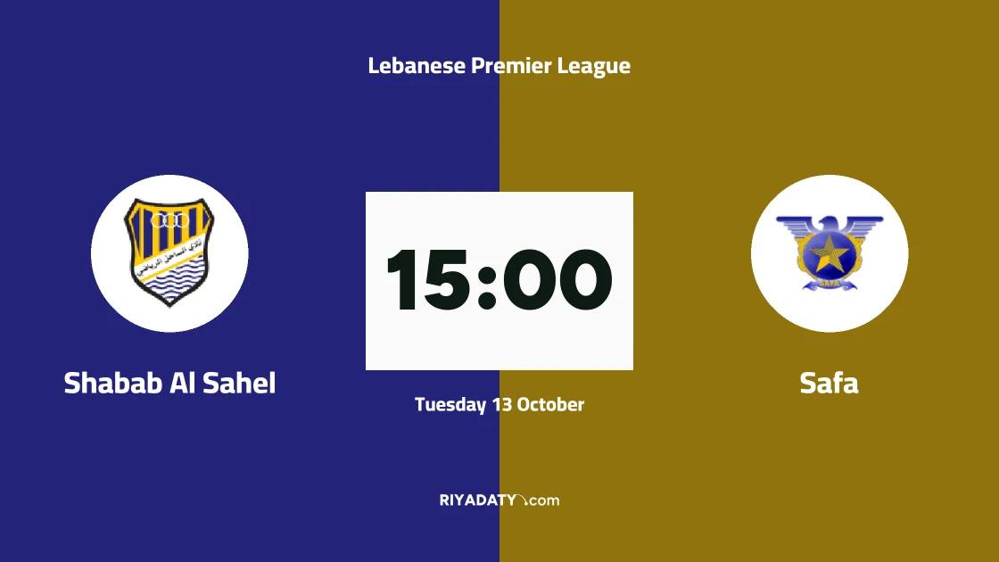 Shabab Al Sahel to host Safa in Matchday 2 of the Lebanese Premier League