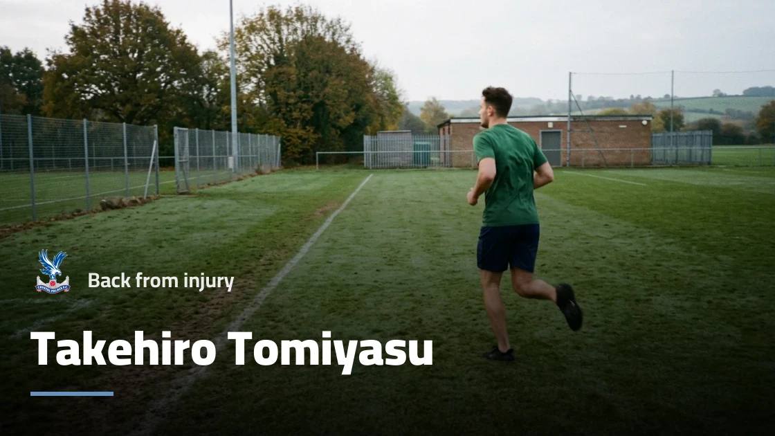 Tomiyasu returns to Crystal Palace squad after recovering from leg injury