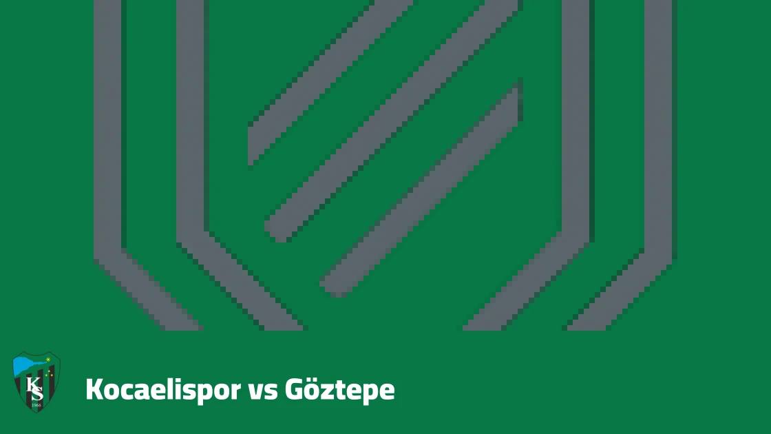 Kocaelispor host Göztepe in matchday 8 of the Turkish Süper Lig