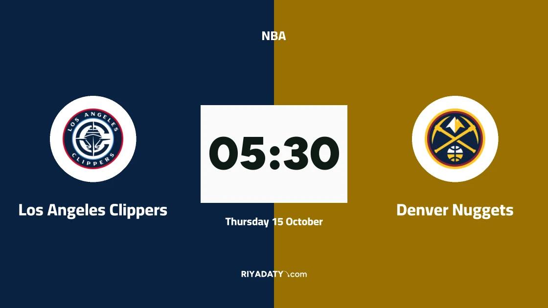 Los Angeles Clippers to host Denver Nuggets in the NBA