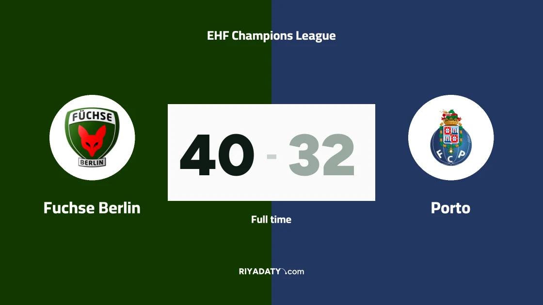 Fuchse Berlin crush Porto 40-32 in EHF Champions League