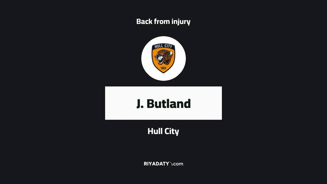 Butland returns to training with Hull City after recovering from arm injury