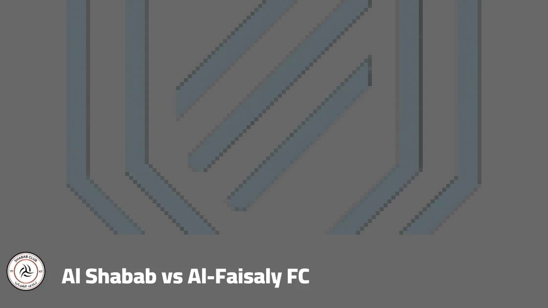 Al Shabab and Al-Faisaly draw 2-2 after hosts' double lead