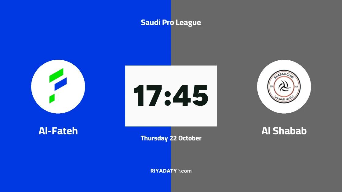 Al-Fateh host Al Shabab in Round 11 of the Saudi Pro League