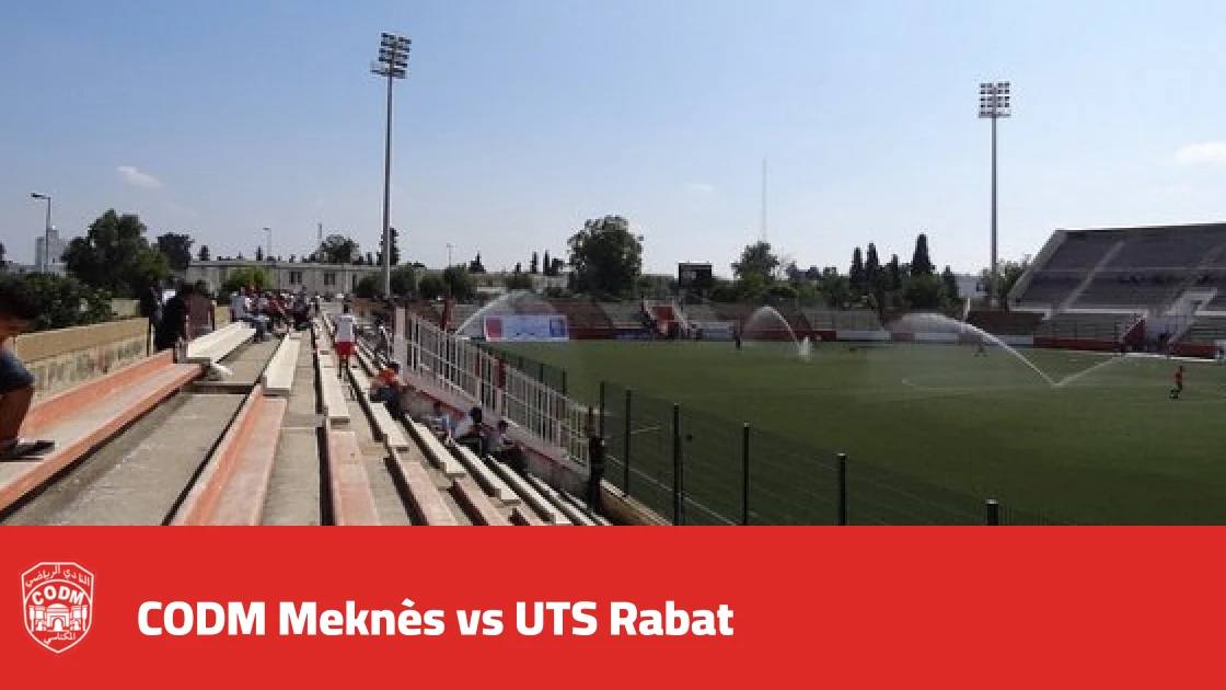 CODM Meknès beat UTS Rabat by a clean goal in Botola Pro