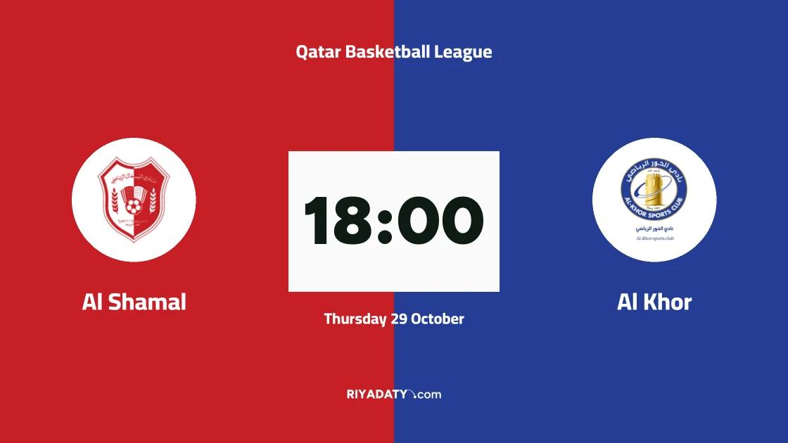 Al Shamal host Al Khor in Qatar Basketball League