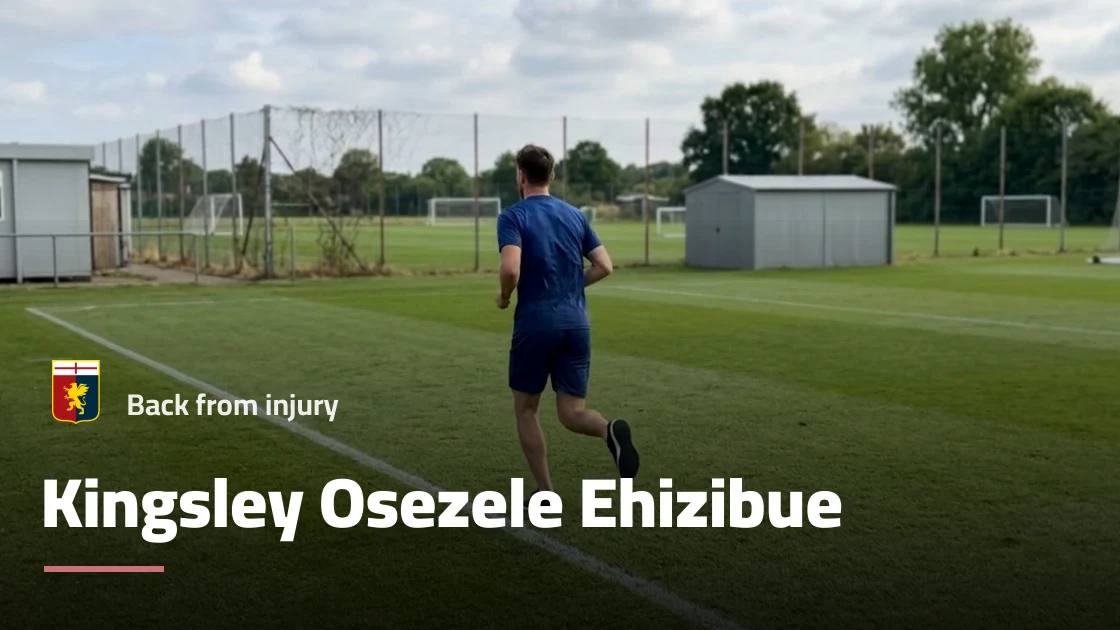 Ehizibue returns to training with Genoa after recovering from muscle injury