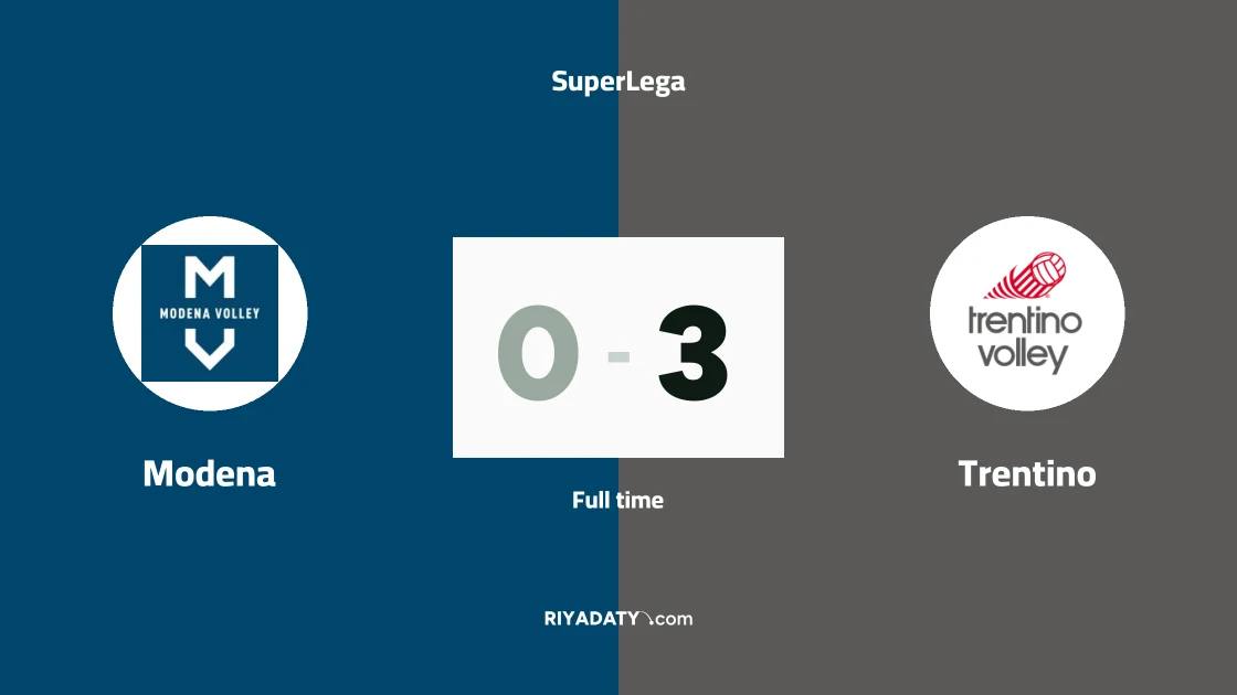 Trentino crush Modena with clean sweep in Matchday One of the Volleyball SuperLega