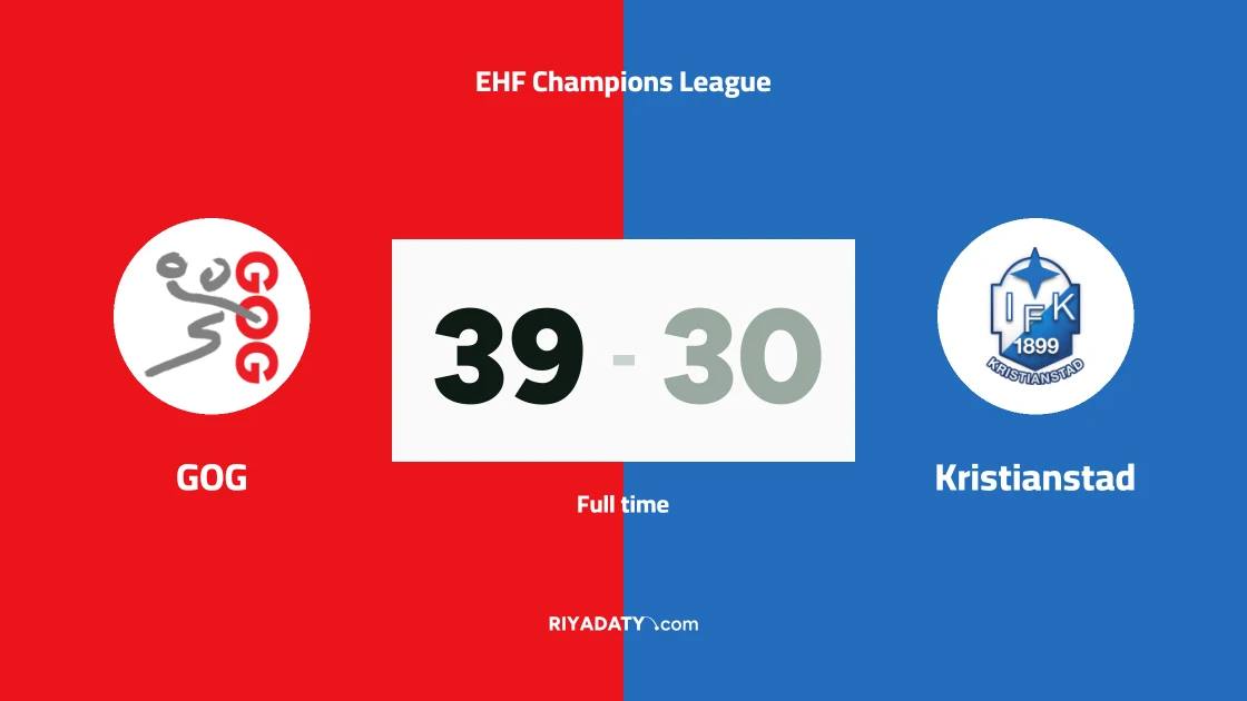 GOG crush Kristianstad 39-30 in EHF Champions League