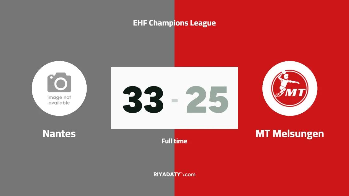 Nantes crush MT Melsungen 33-25 in EHF Champions League handball